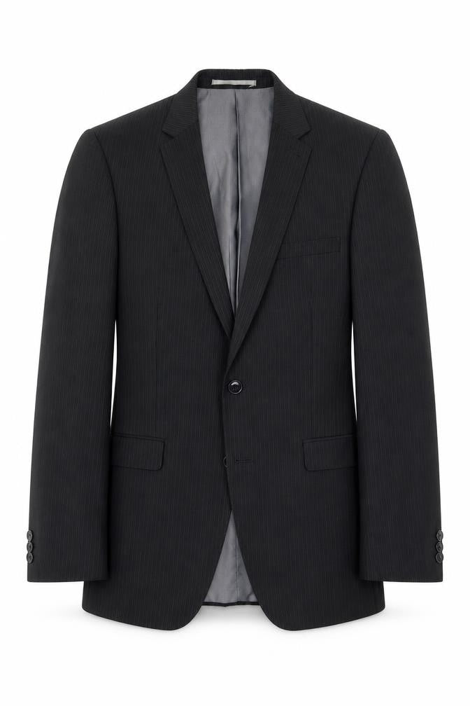 Marks & Spencer Mens Black Polyester Jacket Suit Jacket Size 38 Regular - Inside pockets