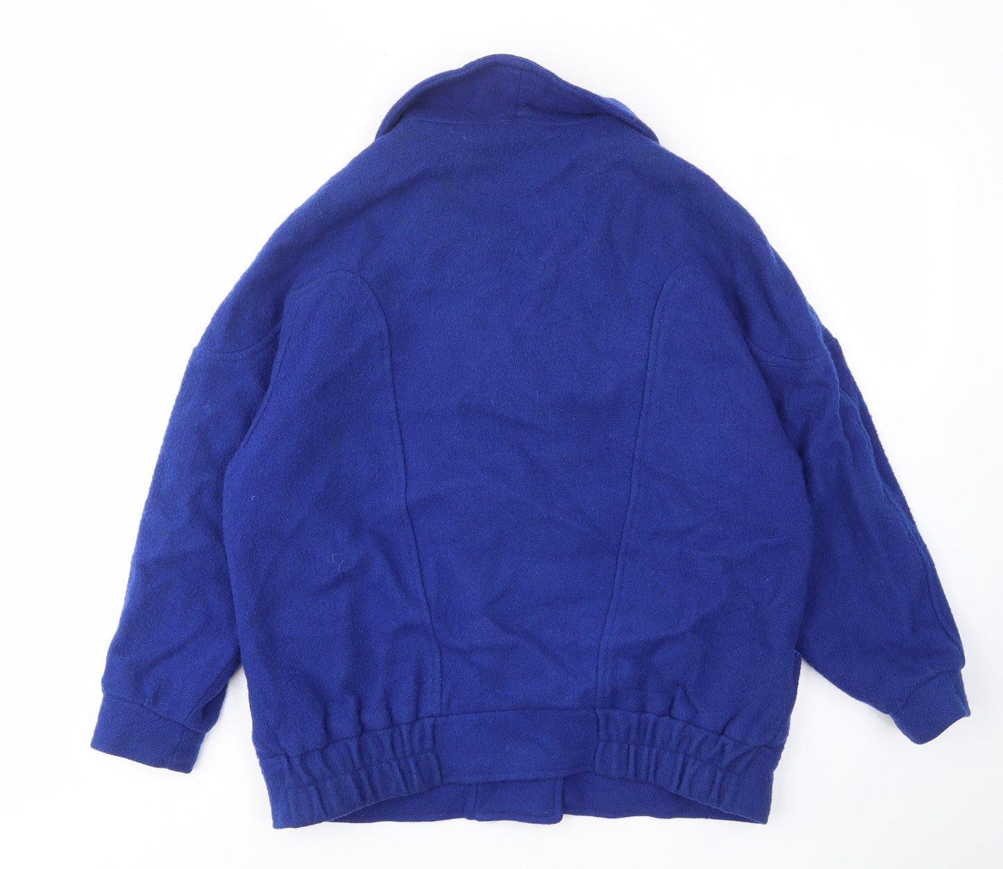 Littlewoods Womens Blue Jacket Size 12 Button - Pockets, Collared