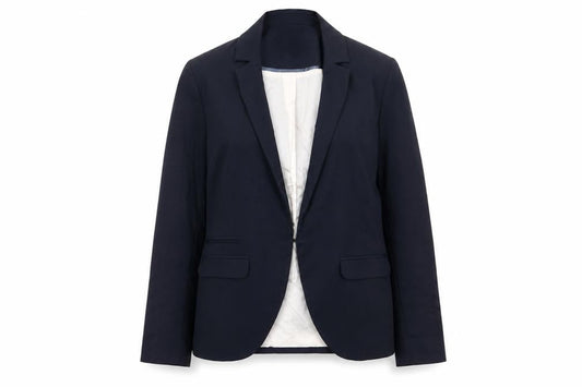 Topshop Womens Blue Jacket Blazer Size 10 Hook & Eye