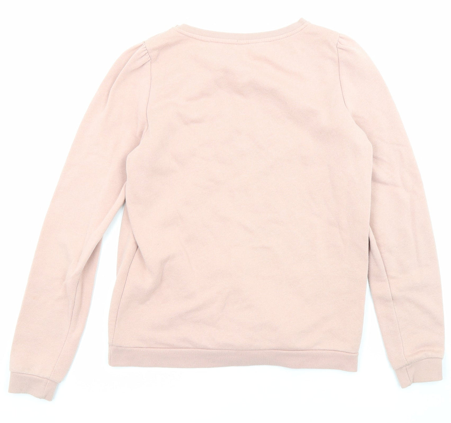 VERO MODA Womens Pink Polyester Pullover Sweatshirt Size S Pullover - Pearls