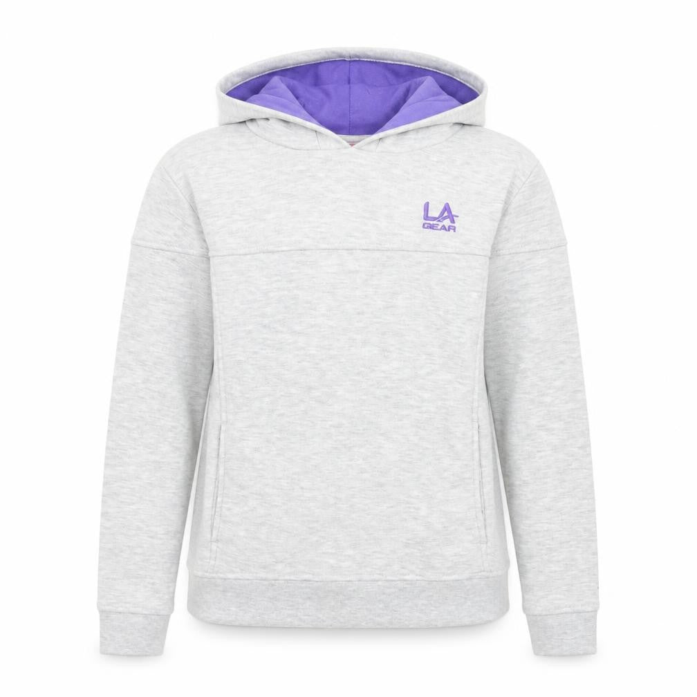 Hi Gear Girls Grey Polyester Pullover Hoodie Size 11-12 Years Pullover