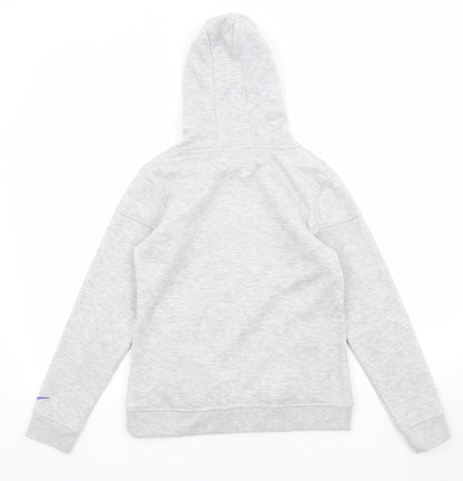 Hi Gear Girls Grey Polyester Pullover Hoodie Size 11-12 Years Pullover