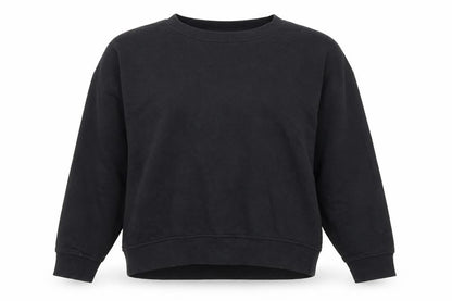 H&M Womens Black Cotton Pullover Sweatshirt Size M Pullover
