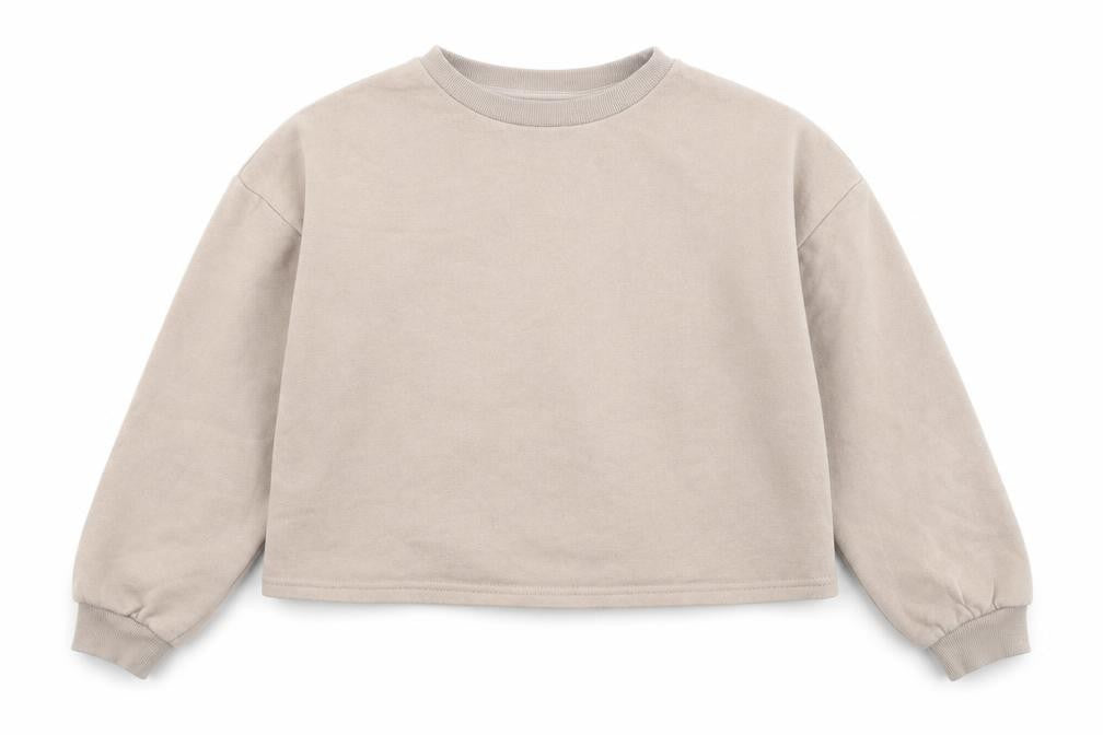 New Look Girls Brown Cotton Pullover Sweatshirt Size 14-15 Years Pullover
