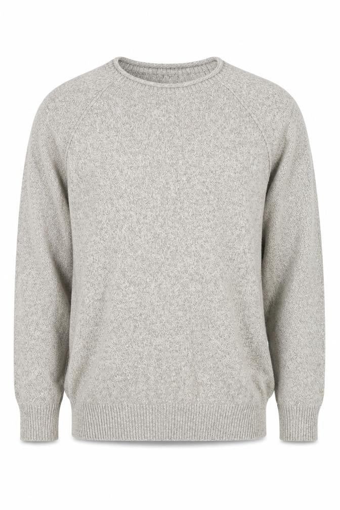 Gap Mens Beige Round Neck Nylon Pullover Jumper Size L Long Sleeve