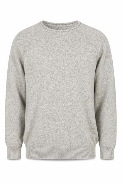 Gap Mens Beige Round Neck Nylon Pullover Jumper Size L Long Sleeve