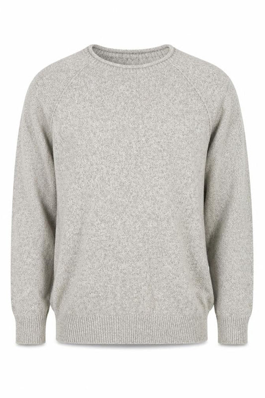 Gap Mens Beige Round Neck Nylon Pullover Jumper Size L Long Sleeve