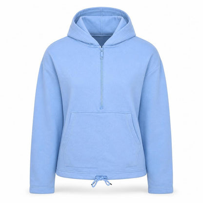 H&M Womens Blue Cotton Pullover Hoodie Size S Pullover