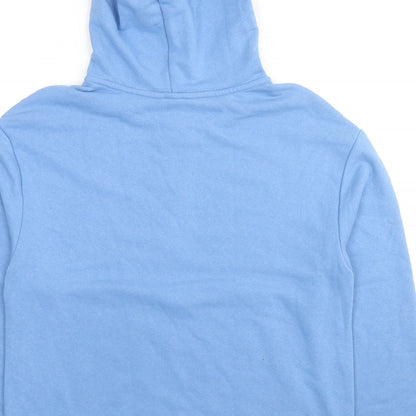 H&M Womens Blue Cotton Pullover Hoodie Size S Pullover