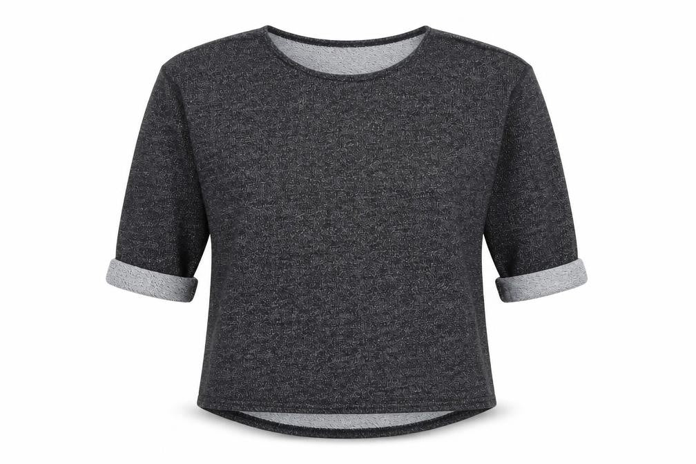 H&M Womens Grey Scoop Neck Polyester Pullover Jumper Size M