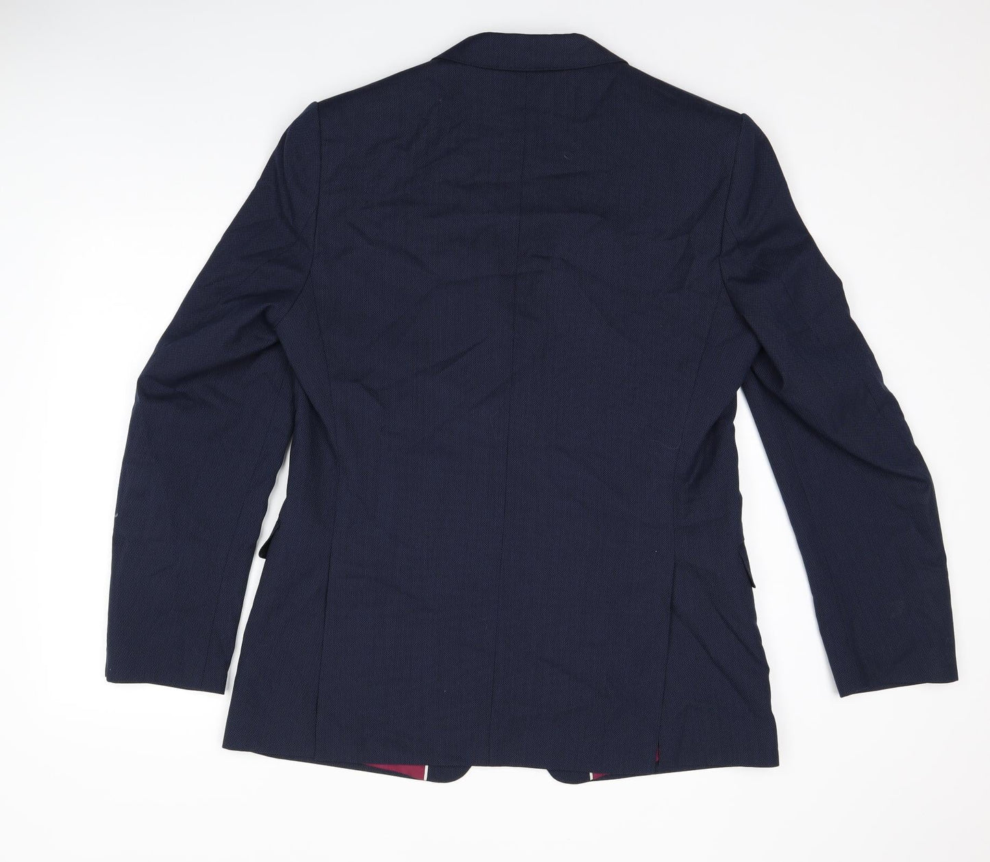 Marks and Spencer Mens Blue Wool Jacket Suit Jacket Size 42 Regular