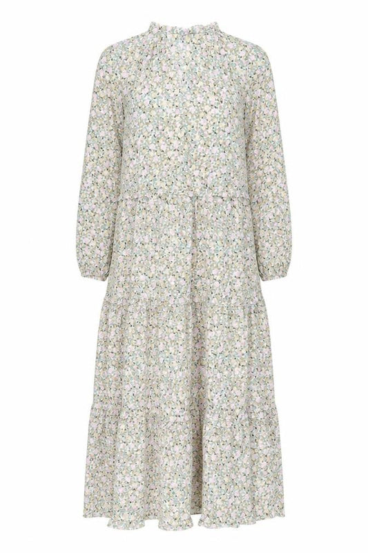 Marks & Spencer Womens Multicoloured Floral Polyester Maxi Size 8 Mock Neck Pullover