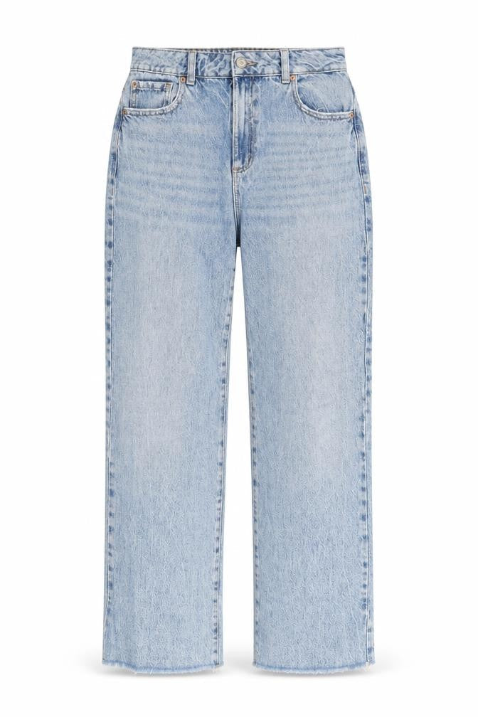 Garage Denim Womens Blue Cotton Straight Jeans Size 28 in L31 in Regular Zip