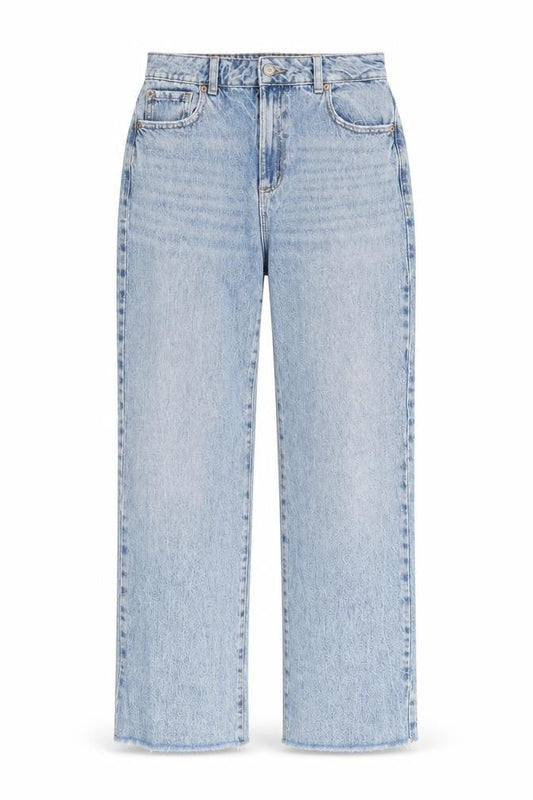 Garage Denim Womens Blue Cotton Straight Jeans Size 28 in L31 in Regular Zip