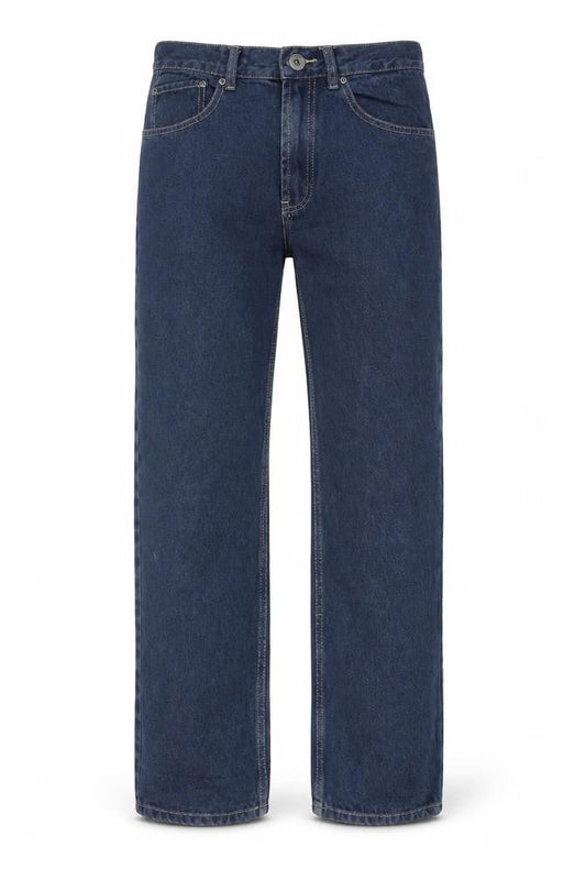 Denim & Co. Mens Blue Cotton Straight Jeans Size 30 in L30 in Regular Zip