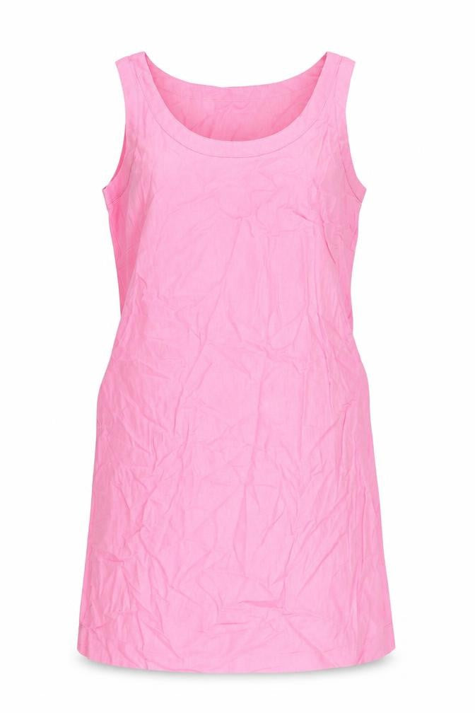 Marks & Spencer Womens Pink Flax A-Line Size 10 Round Neck Zip