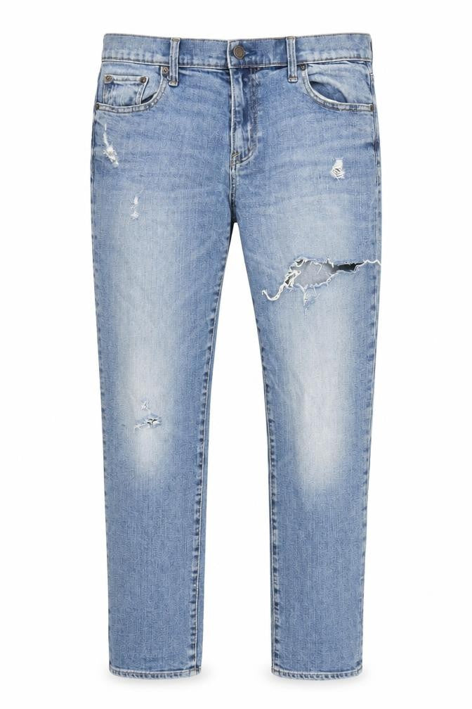 Gap Mens Blue Cotton Straight Jeans Size 36 in L31 in Regular Zip