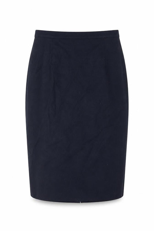 Classics Womens Blue Polyester Straight & Pencil Skirt Size 16 Zip