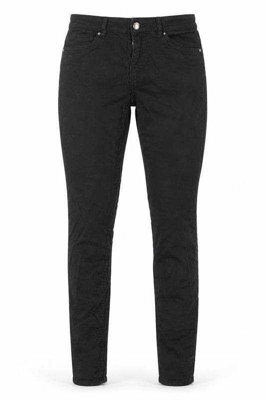 H&M Womens Black Cotton Skinny Jeans Size 8 L28 in Regular Zip - Pockets, Belt Loops