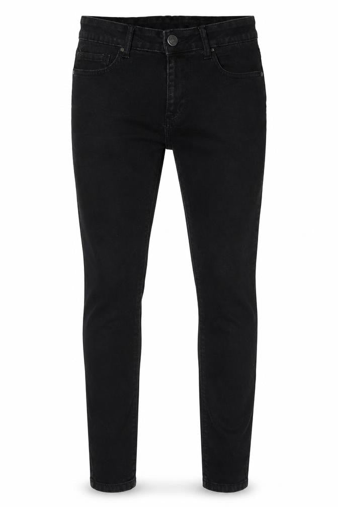 Denim & Co. Mens Black Cotton Skinny Jeans Size 32 in L34 in Regular Zip - Pockets, Belt Loops
