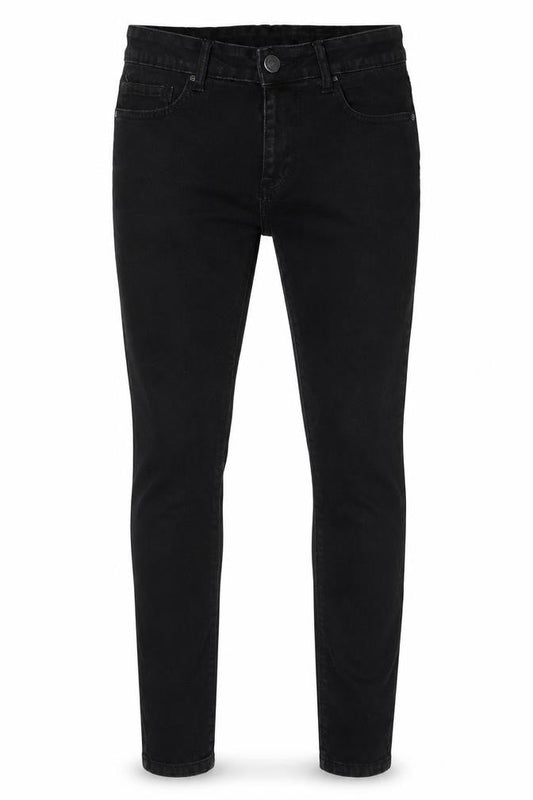 Denim & Co. Mens Black Cotton Skinny Jeans Size 32 in L34 in Regular Zip - Pockets, Belt Loops