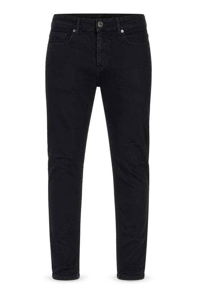 Denim & Co. Mens Black Cotton Skinny Jeans Size 32 in L34 in Regular Zip - Pockets, Belt Loops
