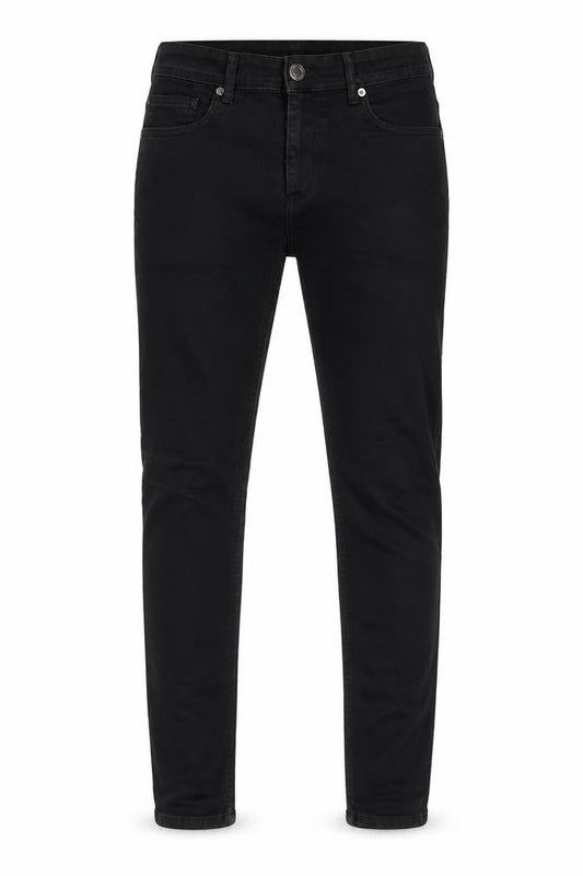 Denim & Co. Mens Black Cotton Skinny Jeans Size 32 in L34 in Regular Zip - Pockets, Belt Loops