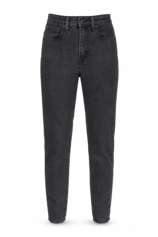 Levi's Womens Grey Cotton Skinny Jeans Size 25 in L29 in Regular Zip - Pockets, Belt Loops, Logo