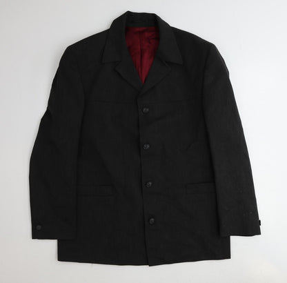Copperstone Mens Grey Polyester Jacket Suit Jacket Size 42 Regular