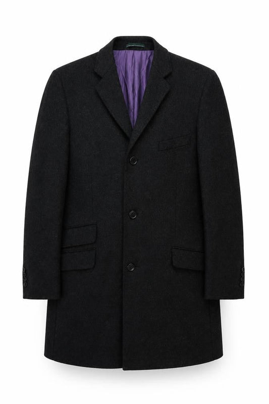 Greenwoods Mens Grey Wool Jacket Blazer Size 44 Regular