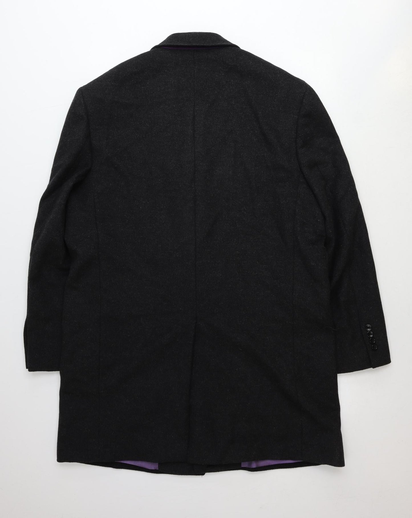 Greenwoods Mens Grey Wool Jacket Blazer Size 44 Regular
