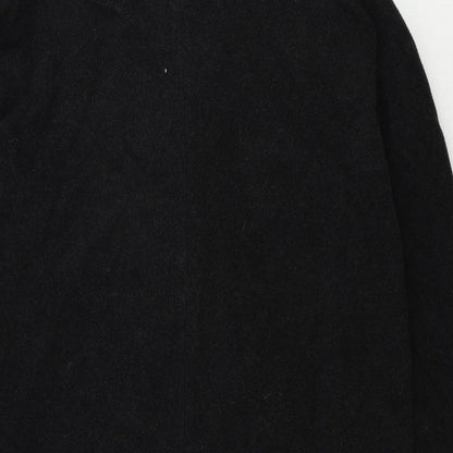 St Michael Womens Grey Overcoat Jacket Size 12 Button