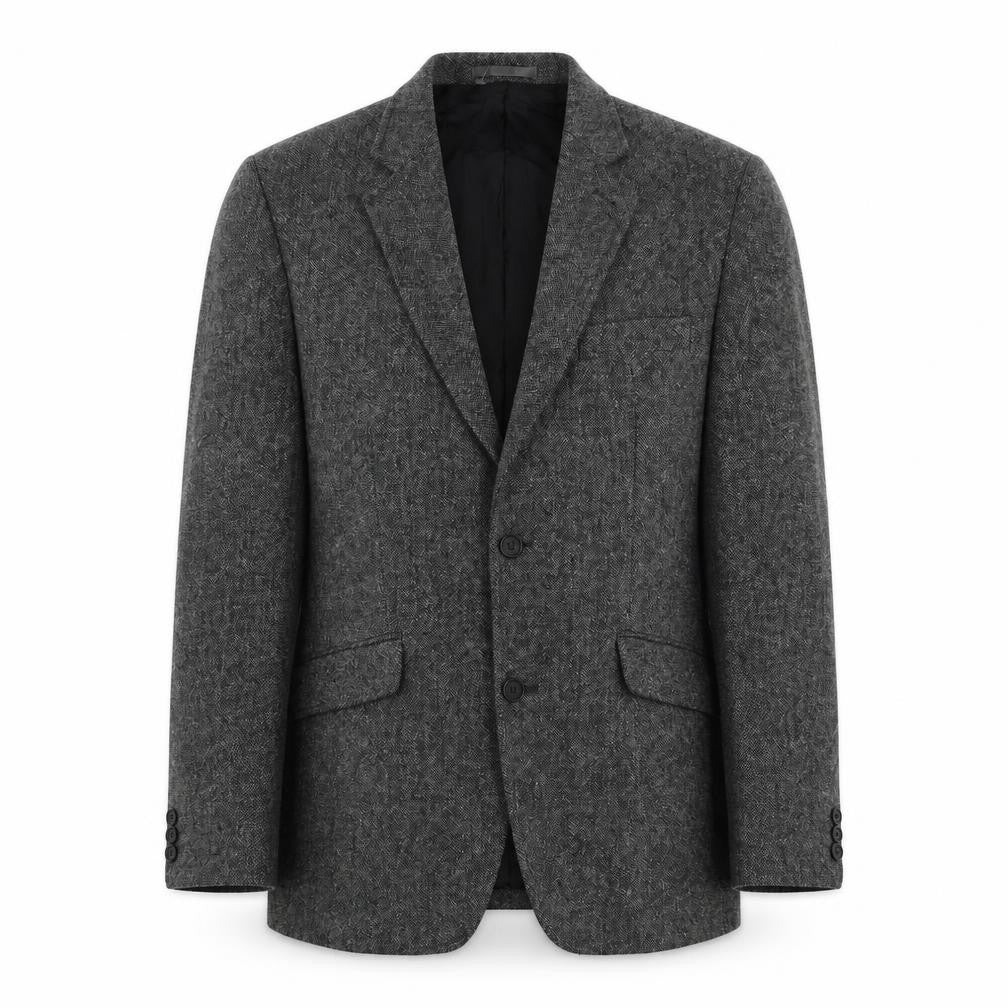 Racing Green Mens Grey Wool Jacket Suit Jacket Size 38 Regular