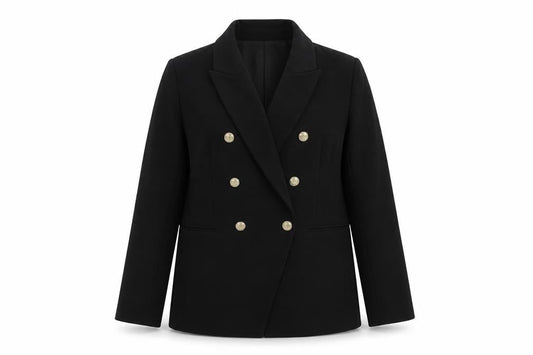 Forever New Womens Black Polyester Jacket Suit Jacket Size 14