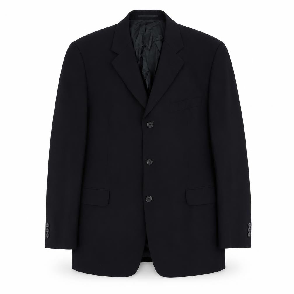 Tom English Mens Blue Wool Jacket Suit Jacket Size 42 Regular