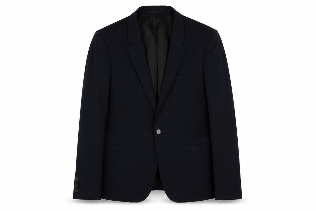 River Island Mens Blue Polyester Jacket Suit Jacket Size 40 Regular
