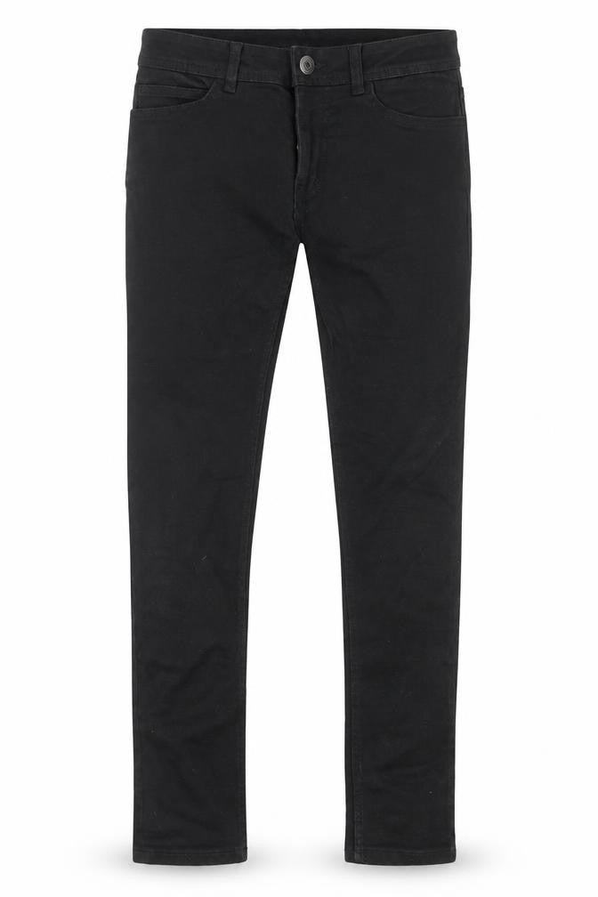 Denim Mens Black Cotton Skinny Jeans Size 30 in L32 in Regular Zip - Pockets