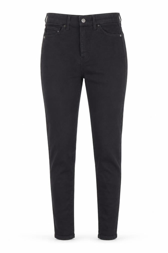 Topshop Womens Black Cotton Skinny Jeans Size 26 in L32 in Regular Zip - Pockets