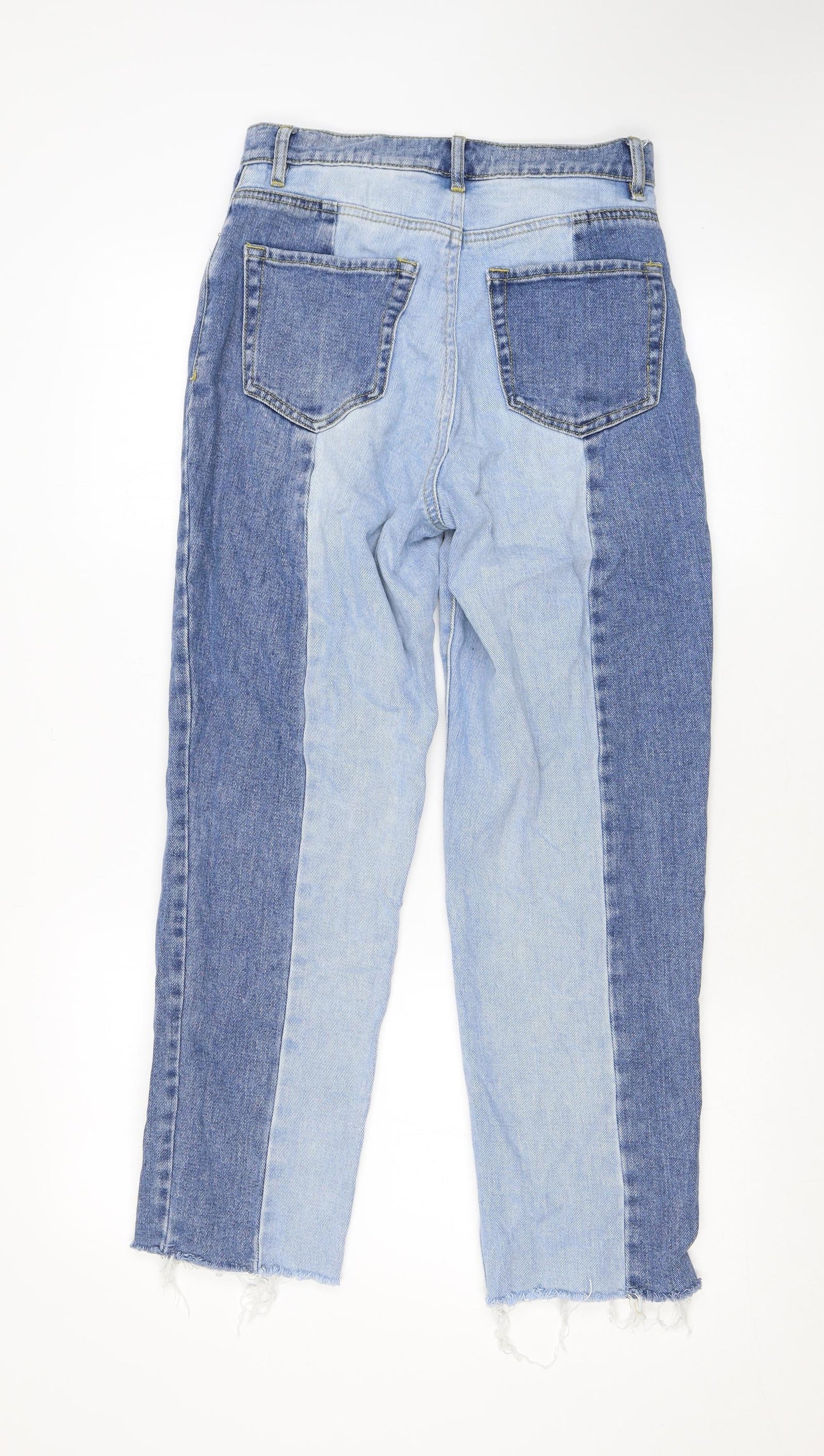 PacSun Womens Blue Cotton Straight Jeans Size 26 in L27 in Regular Button