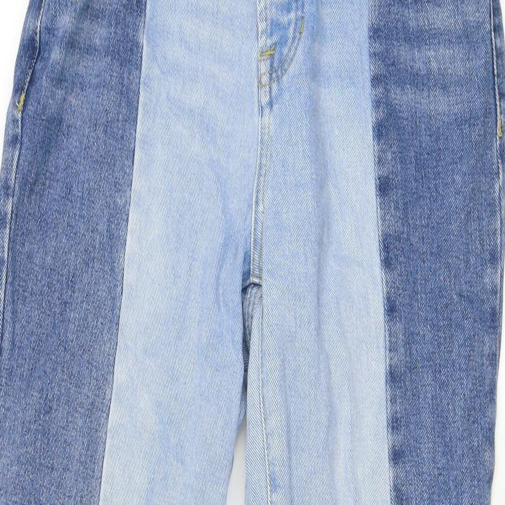 PacSun Womens Blue Cotton Straight Jeans Size 26 in L27 in Regular Button