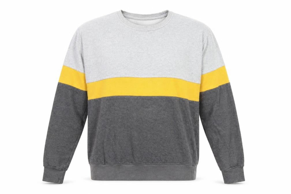 Thread Mills Mens Grey Polyester Pullover Sweatshirt Size XL