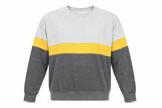 Thread Mills Mens Grey Polyester Pullover Sweatshirt Size XL