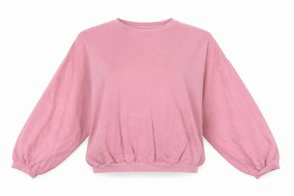 URBAN BLISS Womens Pink Cotton Pullover Sweatshirt Size 10 Pullover