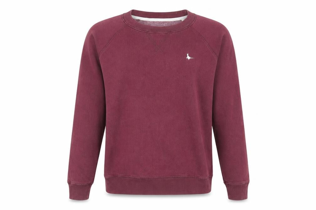 Jack Wills Womens Red Cotton Pullover Sweatshirt Size 6 Pullover