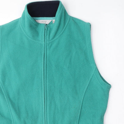 EWM Mens Green Gilet Jacket Size M Zip