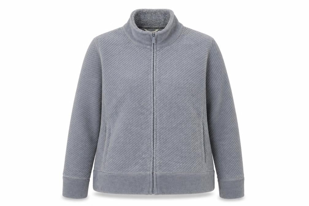 Marks & Spencer Womens Grey Jacket Size 18 Zip