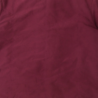 Klassik Womens Purple Jacket Coat Size 14 Zip
