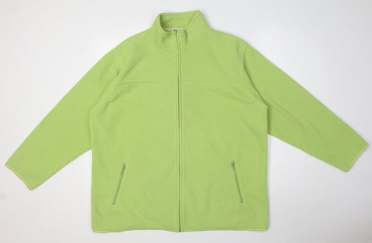 EWM Womens Green Jacket Size L Zip - Size 18-20