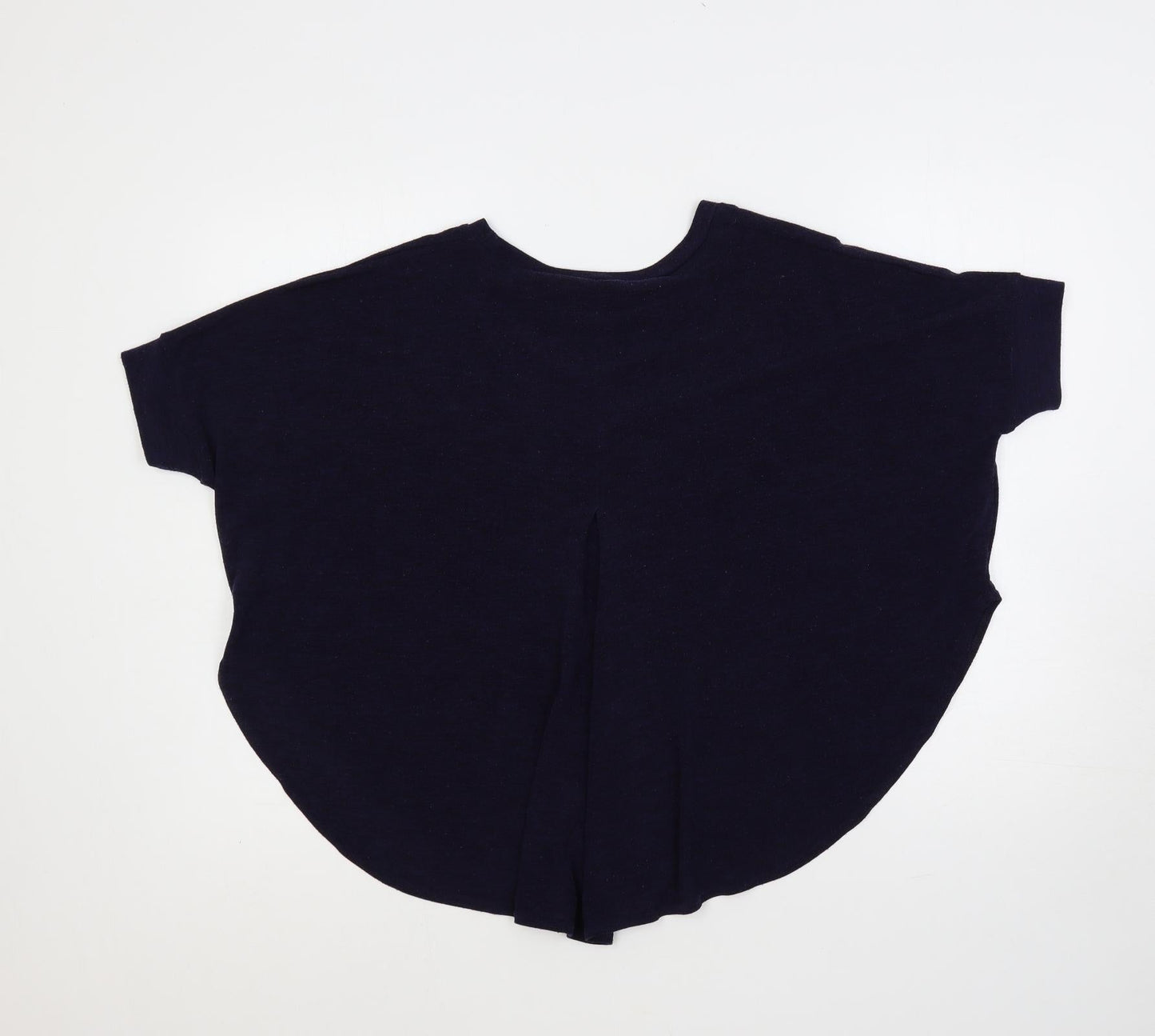 River Island Womens Blue Round Neck Polyester Pullover Jumper Size 10 - Oversized