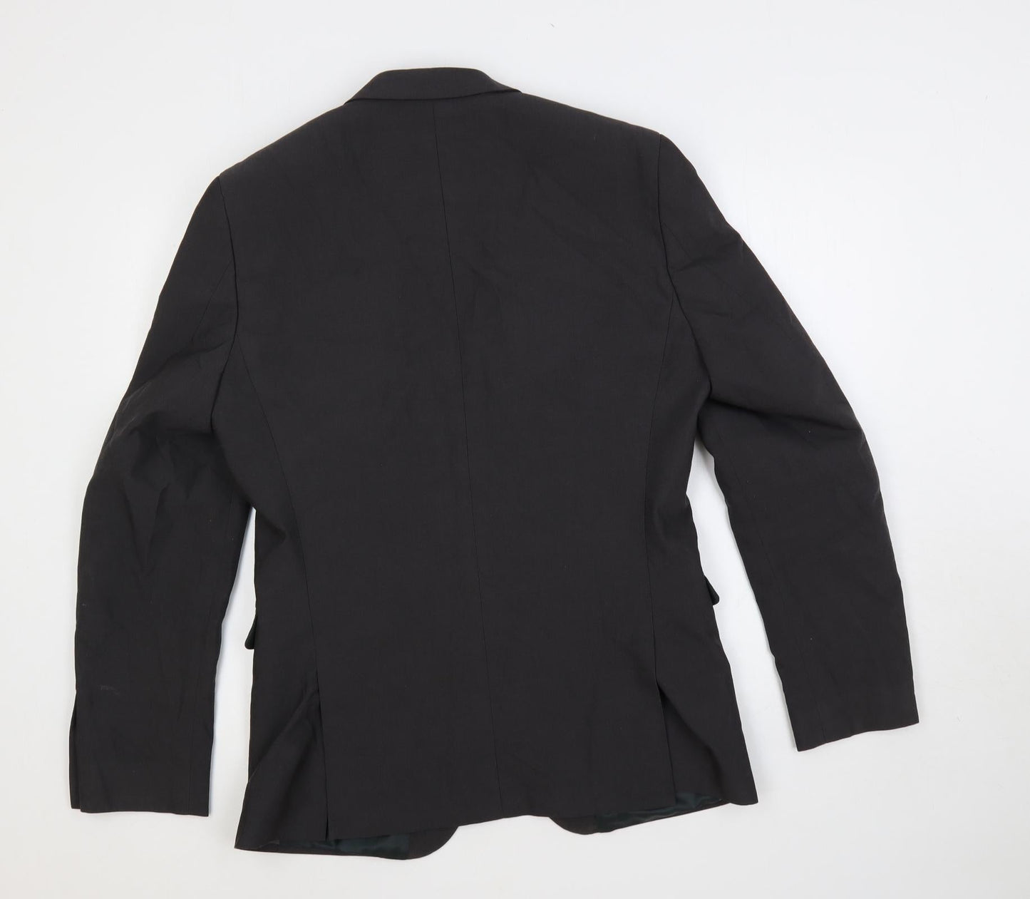 NEXT Mens Grey Polyester Jacket Suit Jacket Size 40 Regular